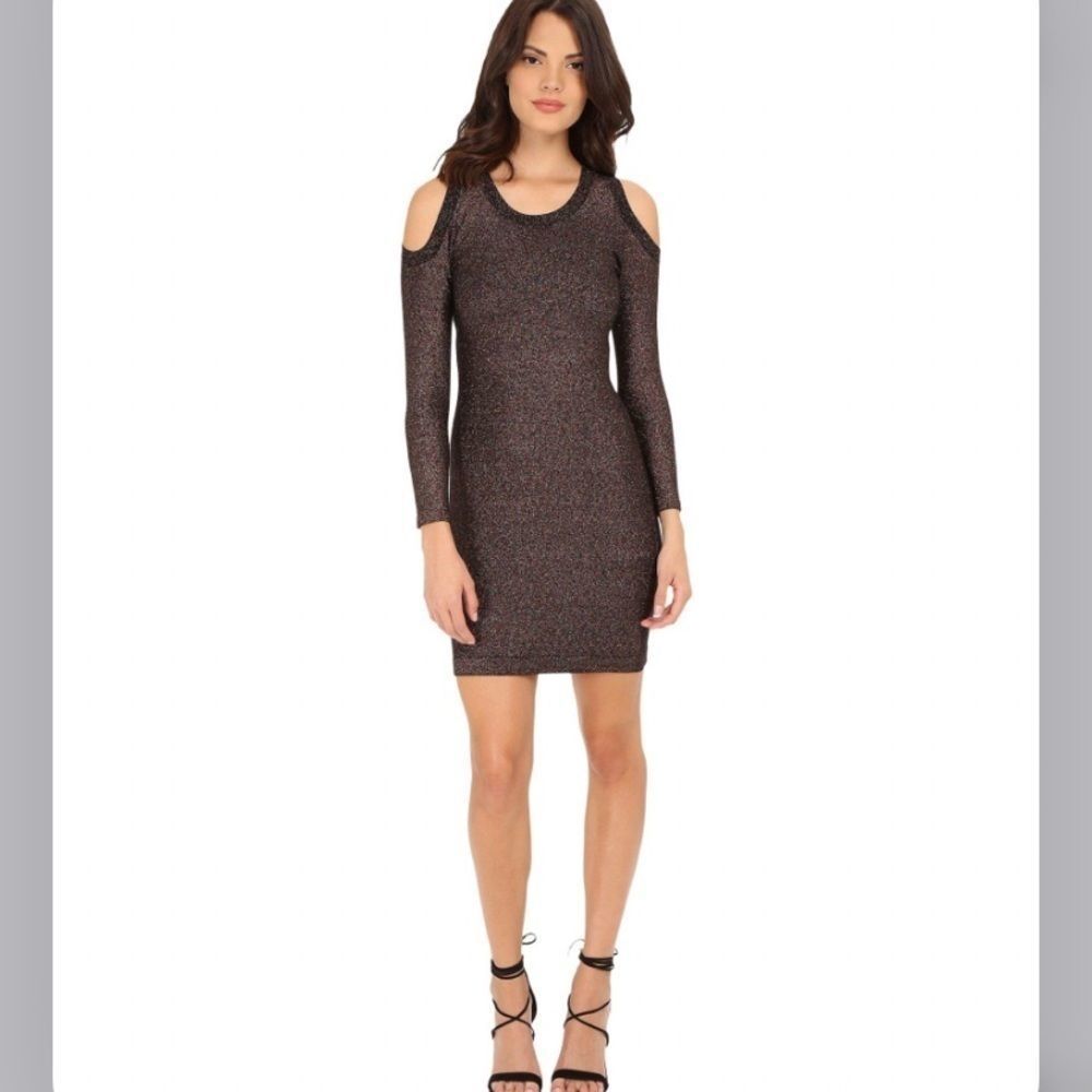 Rebecca Minkoff Claude Metallic Dress Size M